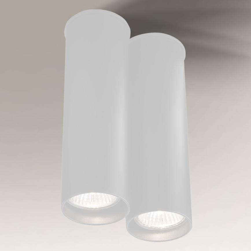 Shilo - Iluminação de teto 2xGU10/15W/230V branca