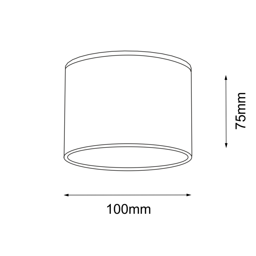 Shilo - Iluminação de teto 1xGX53/15W/230V branca