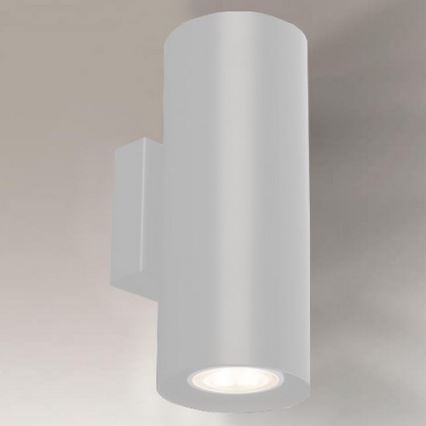 Shilo - Iluminação de parede 2xGU10/15W/230V branca