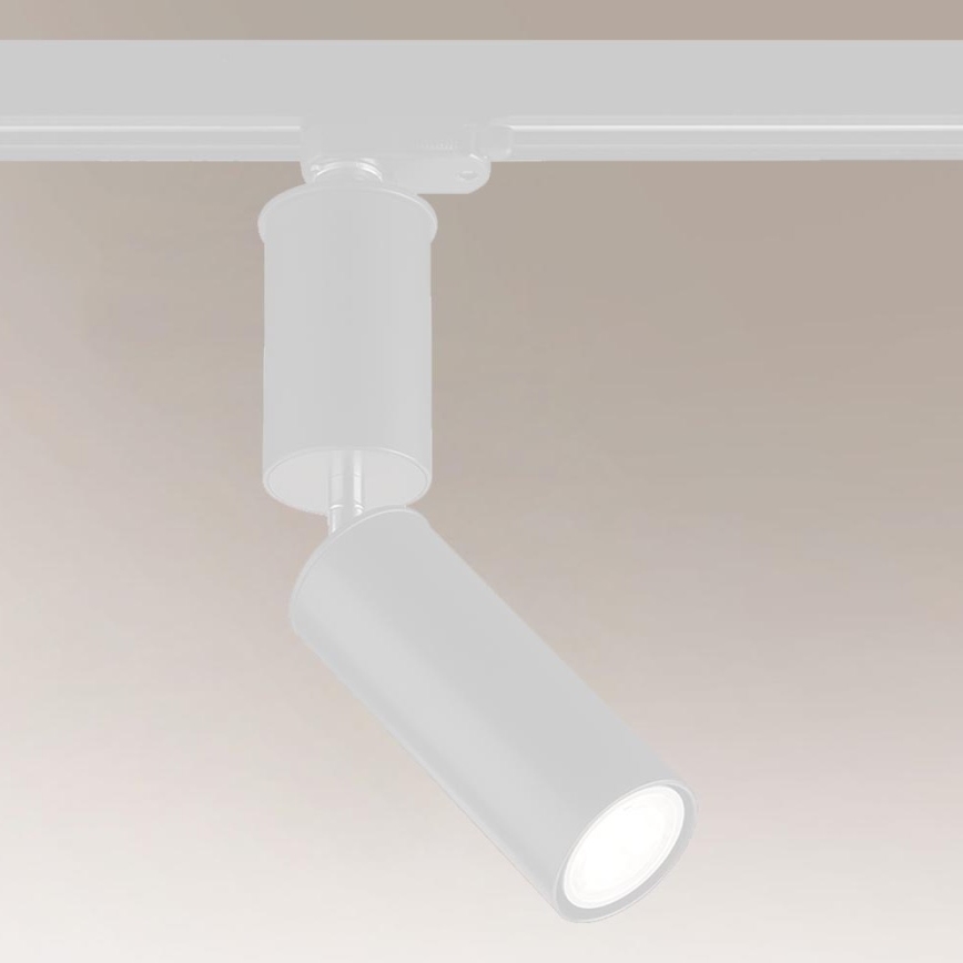Shilo - Foco para sistema de carril 1xGU10/15W/230V branco