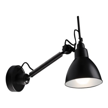 Shilo - Candeeiro de parede 1xE27/15W/230V preto