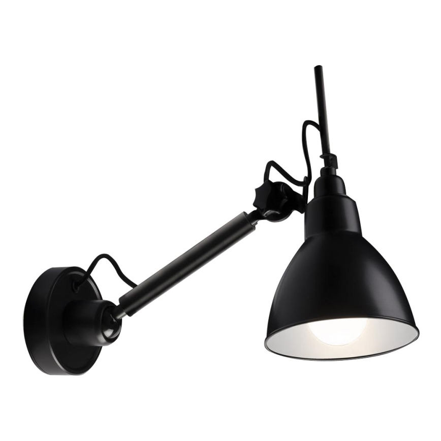Shilo - Candeeiro de parede 1xE27/15W/230V preto