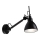 Shilo - Candeeiro de parede 1xE27/15W/230V preto