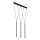 Shilo - Candelabro suspenso 3xG9/10W/230V