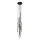 Shilo - Candelabro suspenso 8xG9/10W/230V preto