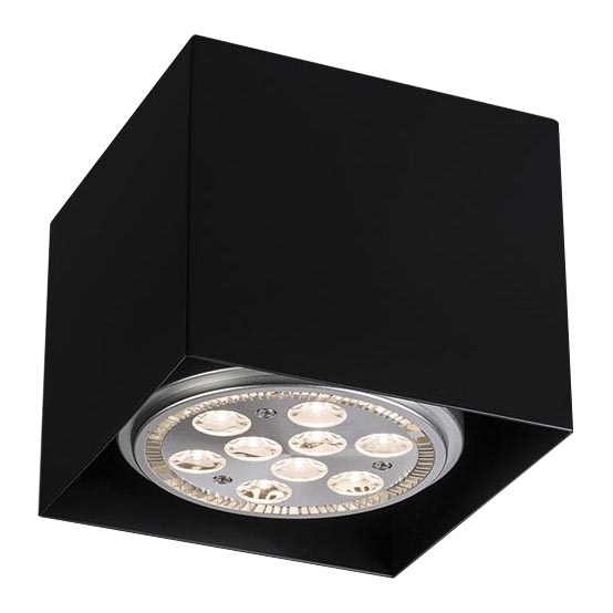 Shilo - Foco 1xGU10/15W/230V preto
