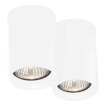 Shilo - Foco 2xGU10/15W/230V 9 cm branco