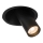 Shilo - Foco embutido 1xGU10/MR11/15W/230V diâmetro 11 cm preto