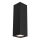 Shilo - Iluminação de parede 2xGU10/15W/230V preta