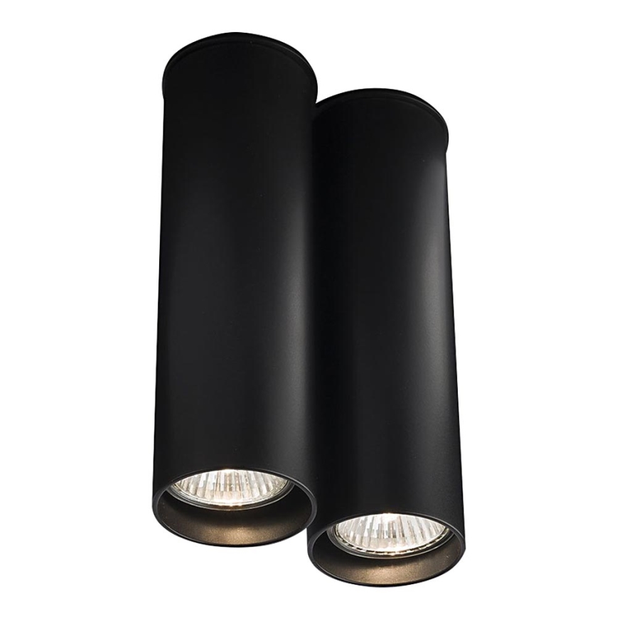 Shilo - Iluminação de teto 2xGU10/15W/230V 20 cm preto