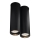 Shilo - Iluminação de teto 2xGU10/15W/230V 20 cm preto