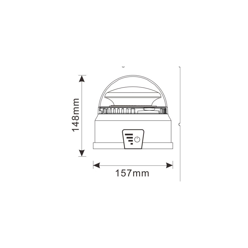 Sinalizador de aviso LED LED/12-24V IP65