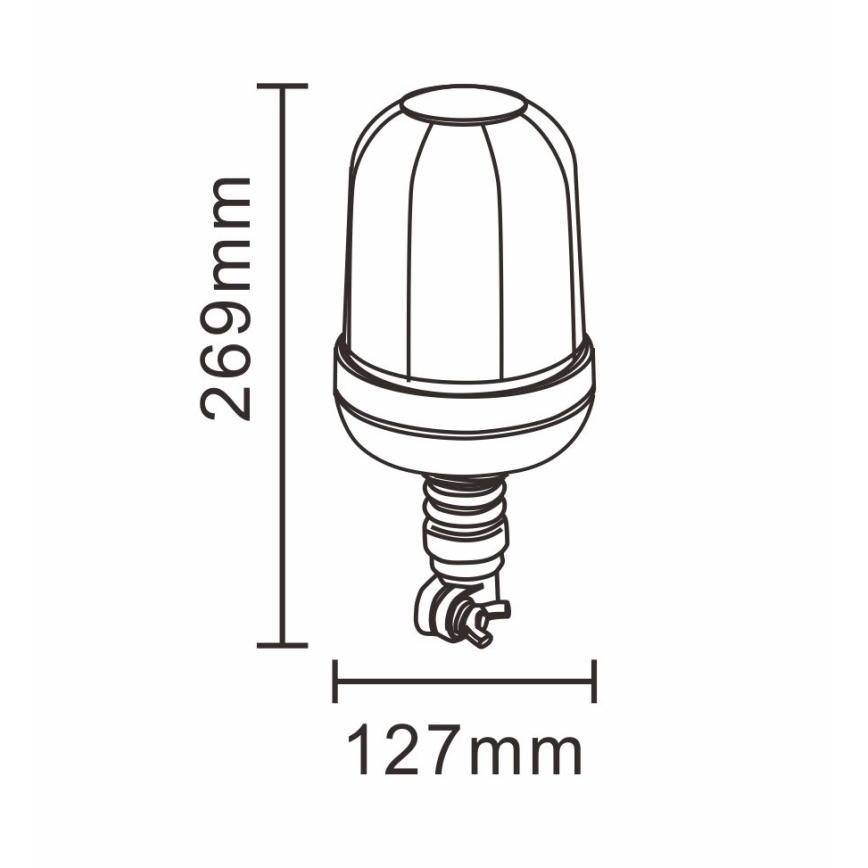 Sinalizador de aviso LED LED/12-24V IP66