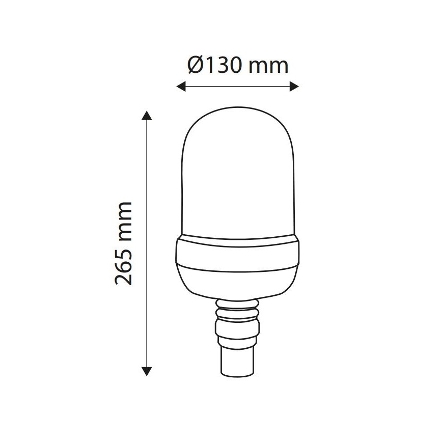 Sinalizador de aviso LED LIGHT LED H1/12-24V