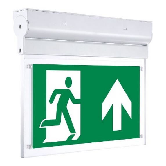 Sinclair - Iluminação de emergência LED NOPH LED/2W/230V IK06 verde