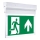 Sinclair - Iluminação de emergência LED NOPH LED/2W/230V IK06 verde