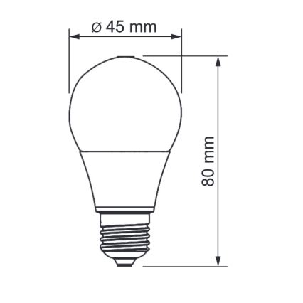 Sinclair - Lâmpada LED E14/5W/230V 3000K