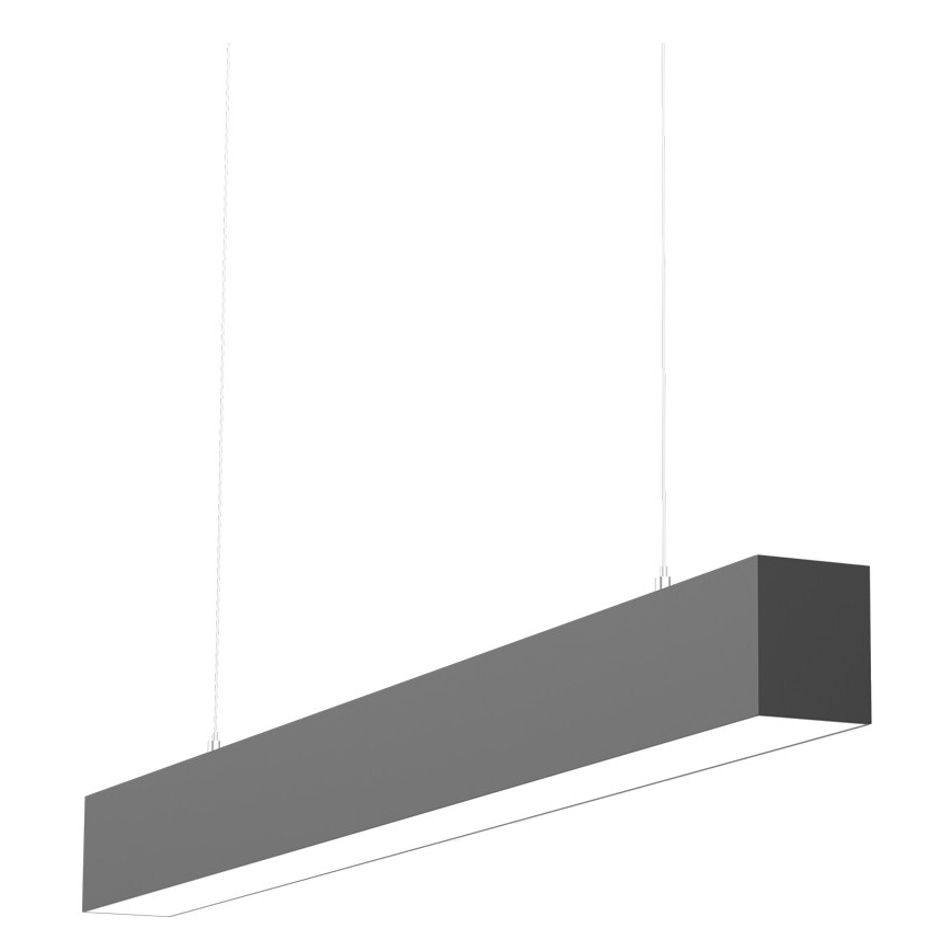 Sinclair - Iluminação de teto LED LSM LED/40W/230V 3000K/4000K/5000K 120 cm preto