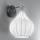 SIRU - Candeeiro de parede AURIGA 1xG9/30W/230V cromado mate/branco Vidro veneziano