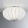 SIRU - Iluminação de teto GIOVE 2xE14/40W/230V diâmetro 29 cm cromado mate/branco Vidro veneziano