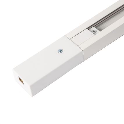 Sistema de carril monofásico TRACK 2 m branco