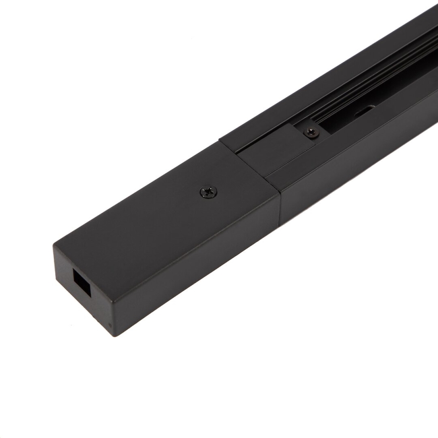 Sistema de carril monofásico TRACK 2 m preto