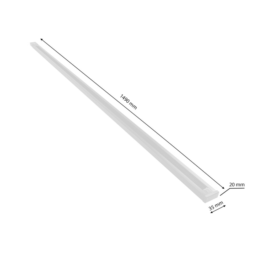 Sistema de carril TRACER WHITE
