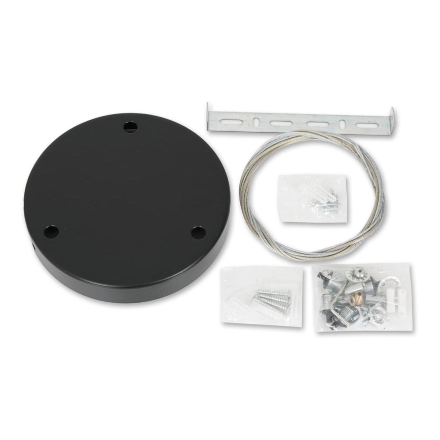 Sistema de suspensão para iluminações MAQ 32W/40W 1m preto