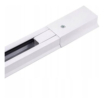 Sistema de trilho monofásico 1 m branco
