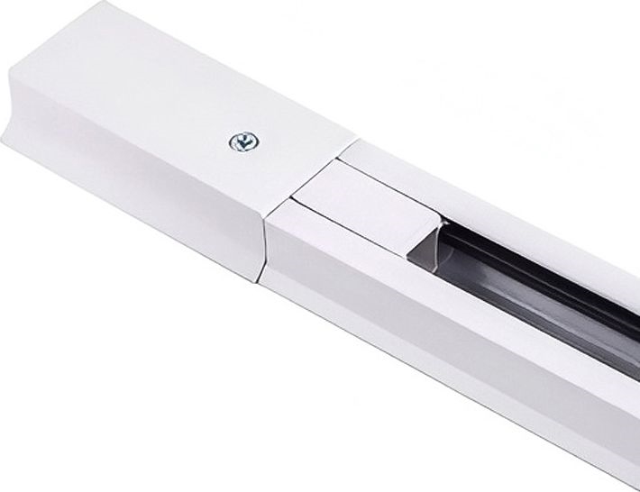 Sistema de trilho monofásico 1 m branco