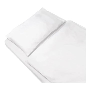 SkinPro Silver - Capa de edredão antibacteriana 100x135 cm branca