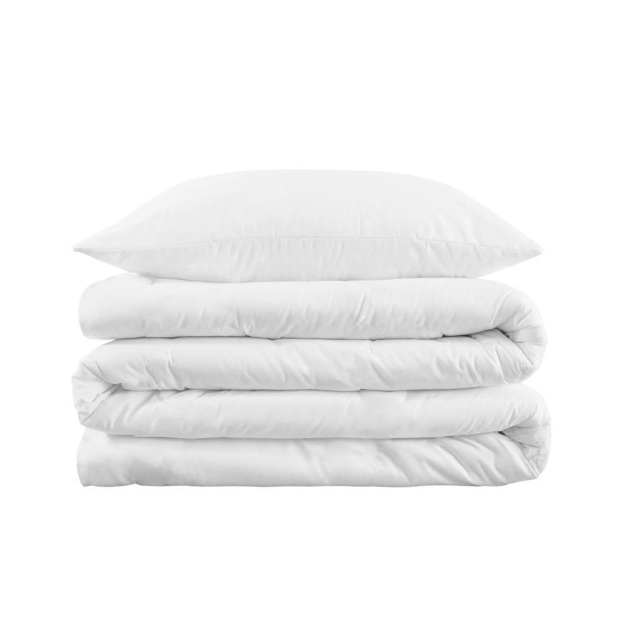 SkinPro Silver - Fronha com revestimento antibacteriano para travesseiro 70x90 cm, branca