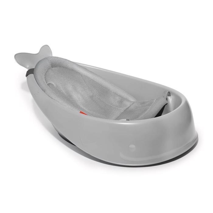 Skip Hop - Banheira infantil com almofada ergonômica MOBY 3 cinza