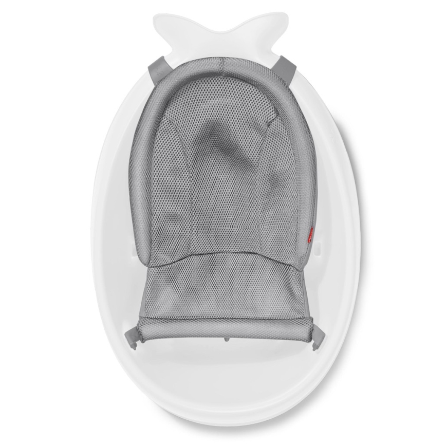 Skip Hop - Banheira infantil com almofada ergonômica MOBY 3 branca