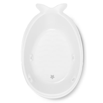 Skip Hop - Banheira infantil com almofada ergonômica MOBY 3 branca