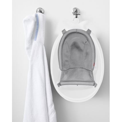 Skip Hop - Banheira infantil com almofada ergonômica MOBY 3 branca