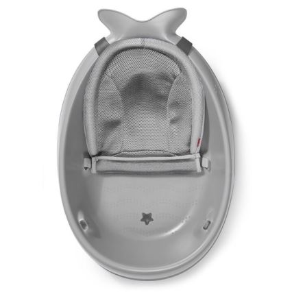 Skip Hop - Banheira infantil com almofada ergonômica MOBY 3 cinza