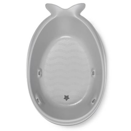 Skip Hop - Banheira infantil com almofada ergonômica MOBY 3 cinza