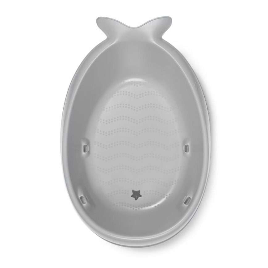 Skip Hop - Banheira infantil com almofada ergonômica MOBY 3 cinza