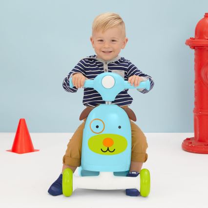 Skip Hop - Bicicleta de empurrar 3em1 ZOO cão 3xAAA