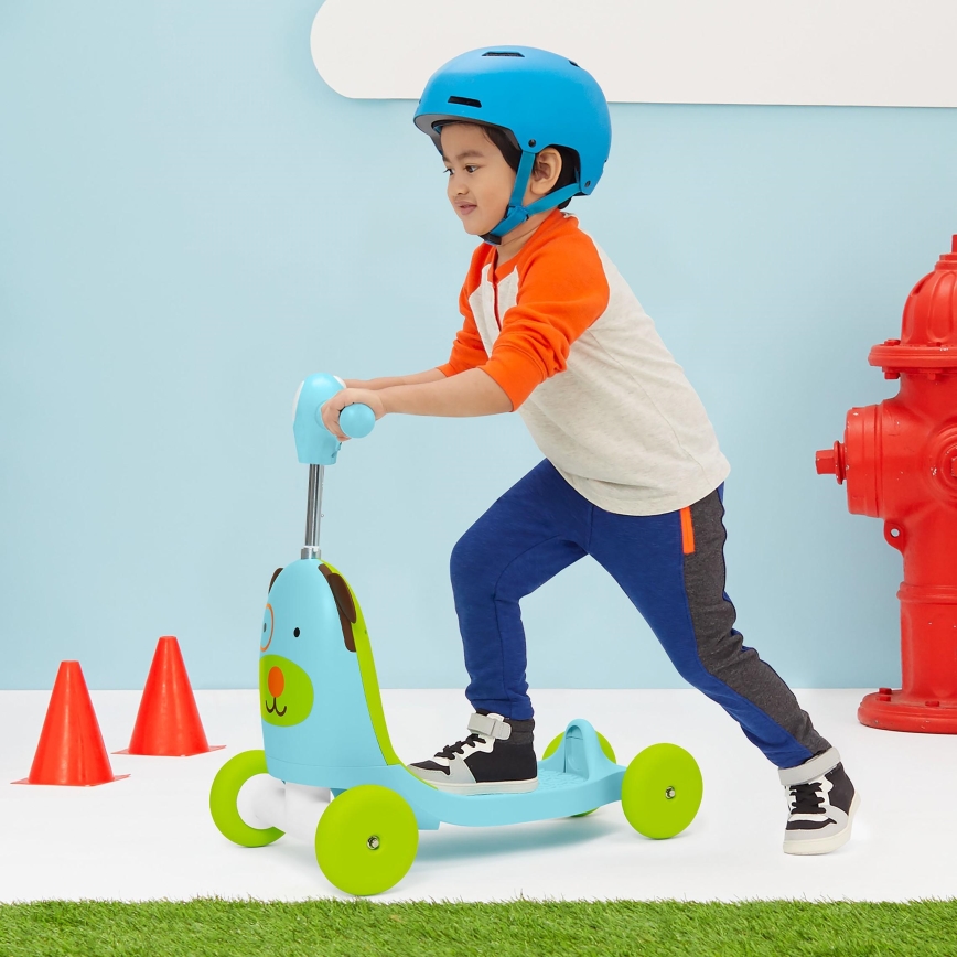 Skip Hop - Bicicleta de empurrar 3em1 ZOO cão 3xAAA