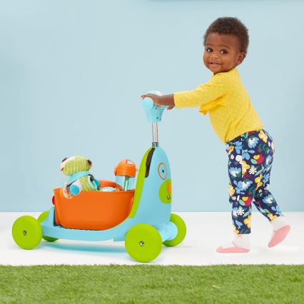 Skip Hop - Bicicleta de empurrar 3em1 ZOO cão 3xAAA