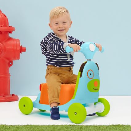 Skip Hop - Bicicleta de empurrar 3em1 ZOO cão 3xAAA