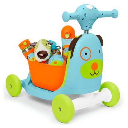 Skip Hop - Bicicleta de empurrar 3em1 ZOO cão 3xAAA