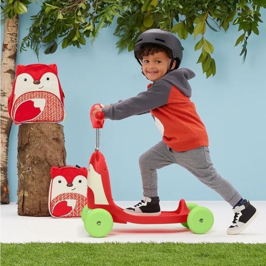 Skip Hop - Bicicleta de empurrar 3em1 ZOO raposa 3xAAA