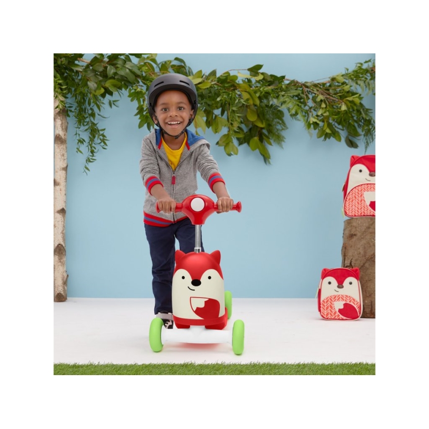 Skip Hop - Bicicleta de empurrar 3em1 ZOO raposa 3xAAA