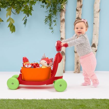 Skip Hop - Bicicleta de empurrar 3em1 ZOO raposa 3xAAA