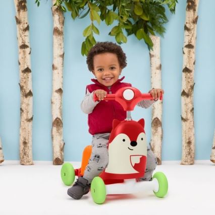 Skip Hop - Bicicleta de empurrar 3em1 ZOO raposa 3xAAA