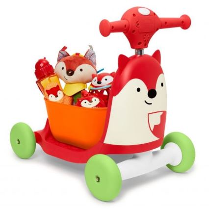 Skip Hop - Bicicleta de empurrar 3em1 ZOO raposa 3xAAA