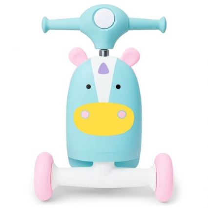 Skip Hop - Bicicleta de empurrar 3em1 ZOO unicórnio 3xAAA